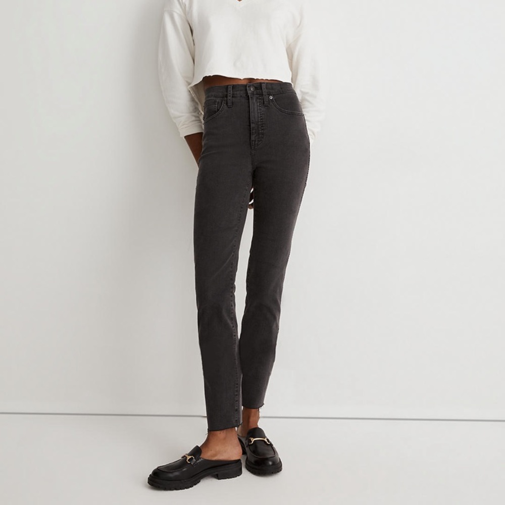 Madewell Raw Hem Stovepipe Jeans